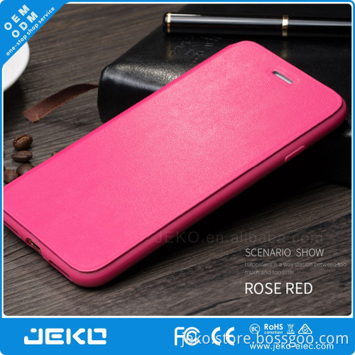 Good quality PU leather flip cover TPU mobile phone case for iphone 7